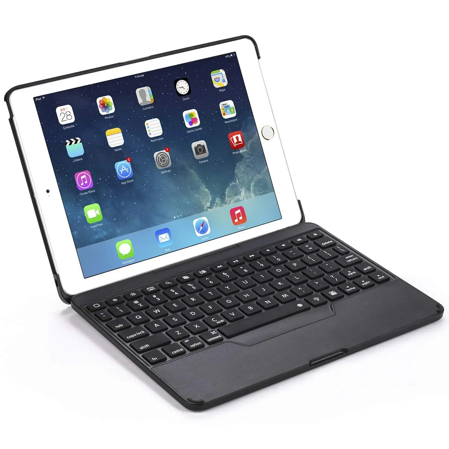 Ig-для iPad 9 7 чехол с клавиатурой [съемный] для полностью защитный смарт-чехол