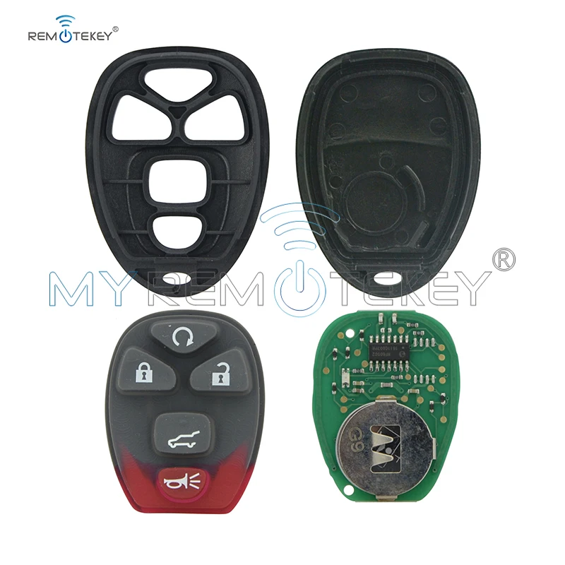 Remtekey OUC60270 Авто брелок контроллер 5 Кнопка 315 МГц для GMC Acadia Юкон 2007 2008 2009 2010 2011 2012 2013