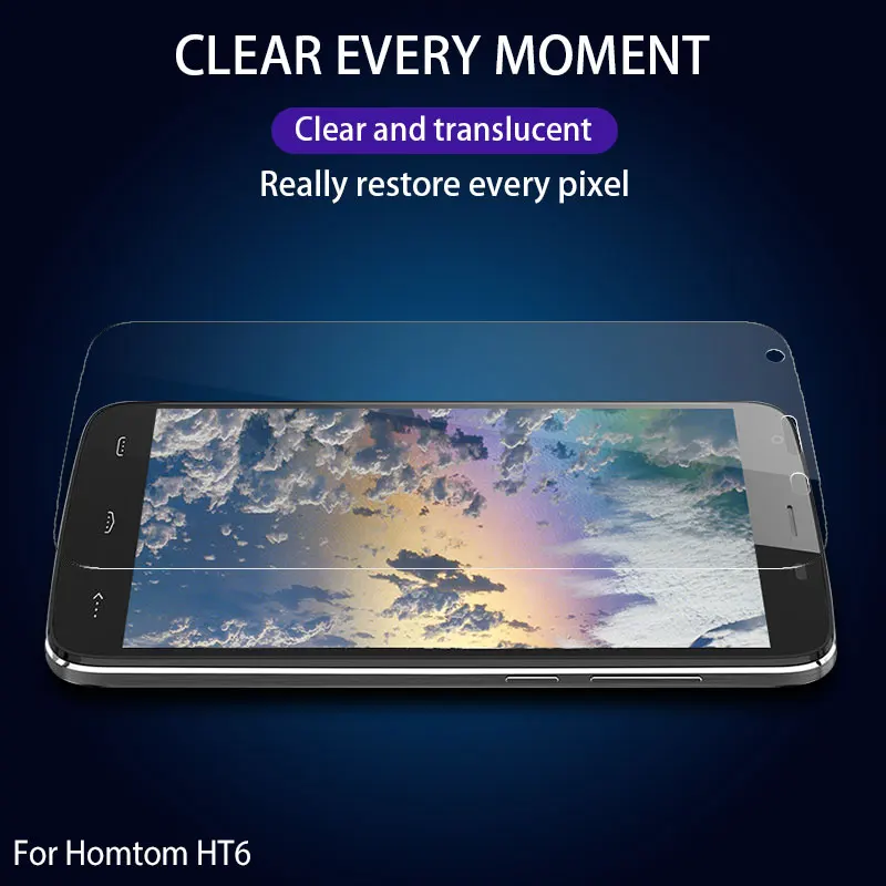 Защитная пленка из закаленного стекла DyGod 5,0 дюймов для телефона Homtom HT6 и HT3 5,5 дюймов.
