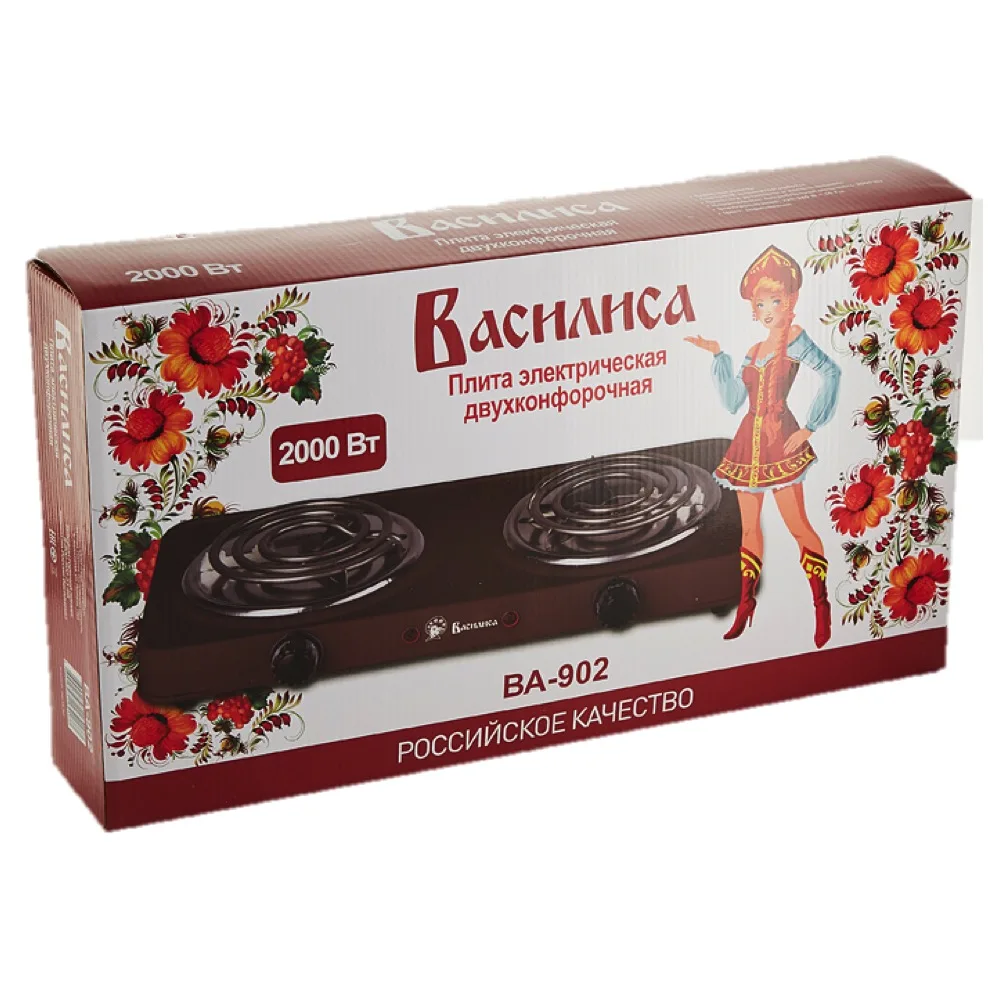 Электрическая плита &quotВАСИЛИСА&quot ВА 902 спираль двухконфорочная