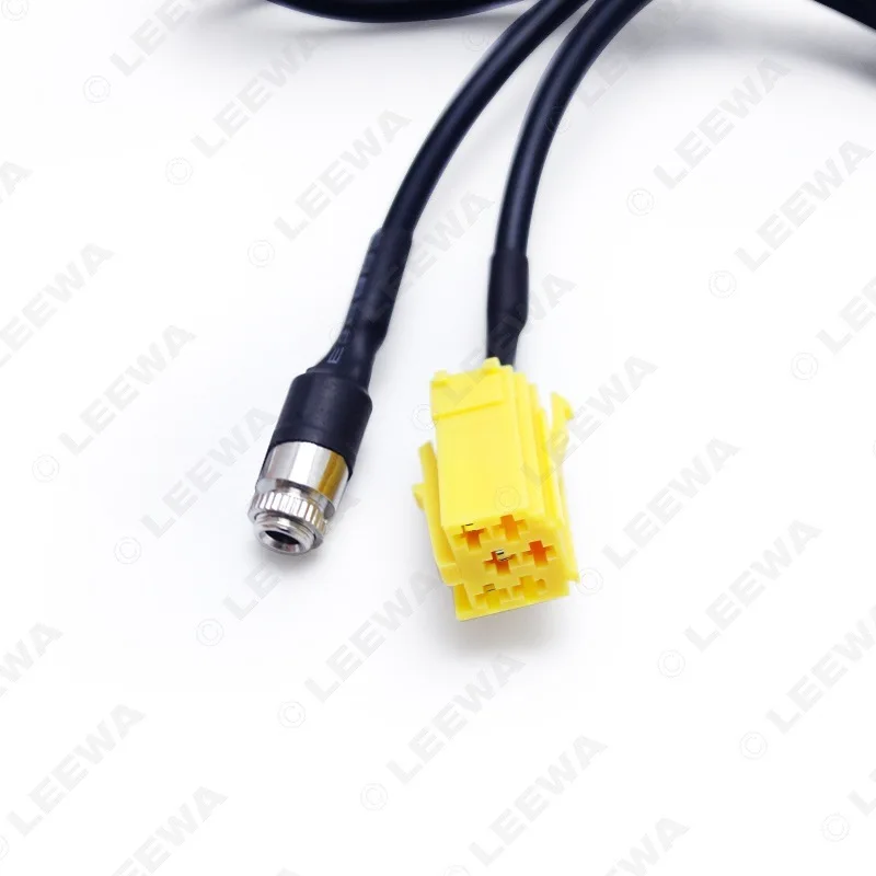 Mini Iso 6pin ДЛЯ Alpha Romeo / Fiat Blue Flag Second Aux аудио частотная линия + инструмент для