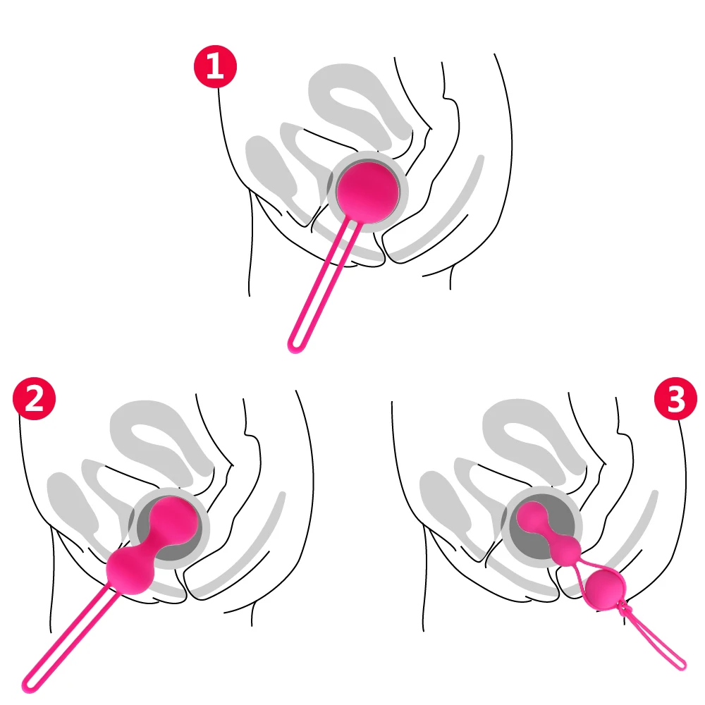 Ватин 2 шт./компл. умный тренажер для влагалища Упражнение любовь Бен Ва мяч