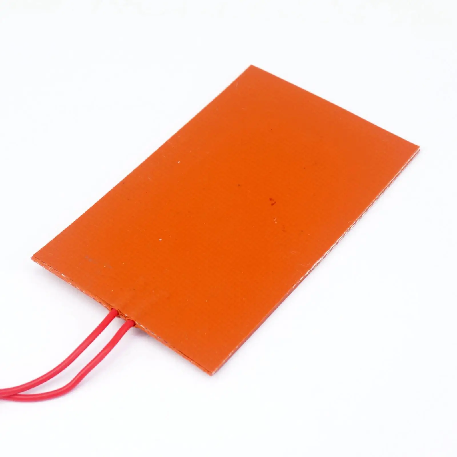 

12V DC 60x100mm 5W Rectangle Flexible Waterproof Silicon Heater Pad For Oil Tank