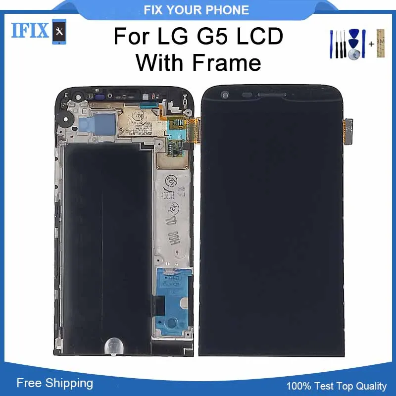5 3 дюйма для LG G5 LCD H850 H840 H860 с рамкой ЖК дисплей кодирующий преобразователь