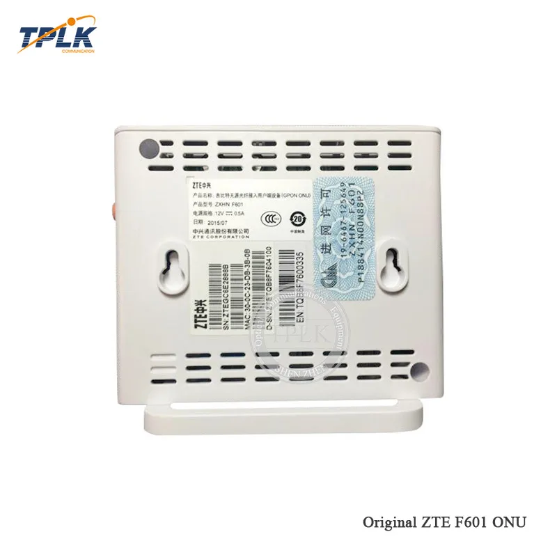 100% оригинальный новый ZTE F601 GPON FTTH ONT ZXA10 терминал или FTTO onu с 1GE Ethernet портом