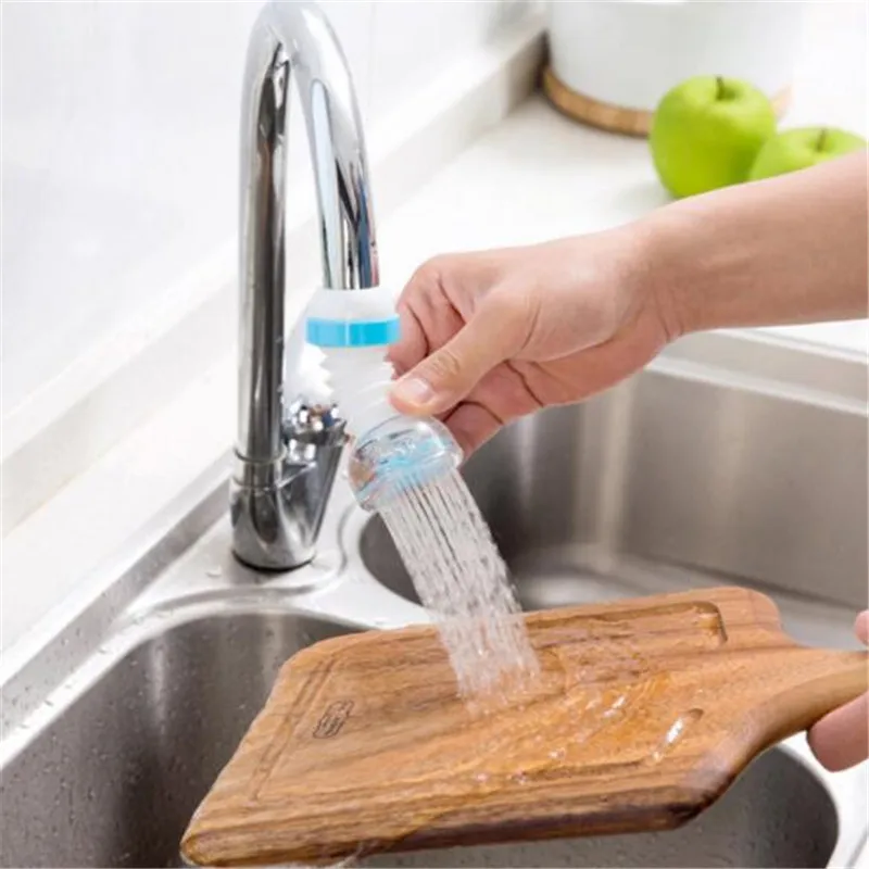 

360 Degree Home Rotatable Water Bubbler Swivel Head Water Saving Faucet Aerator Nozzle Tap Adapter Device Kitchen Accessories 10