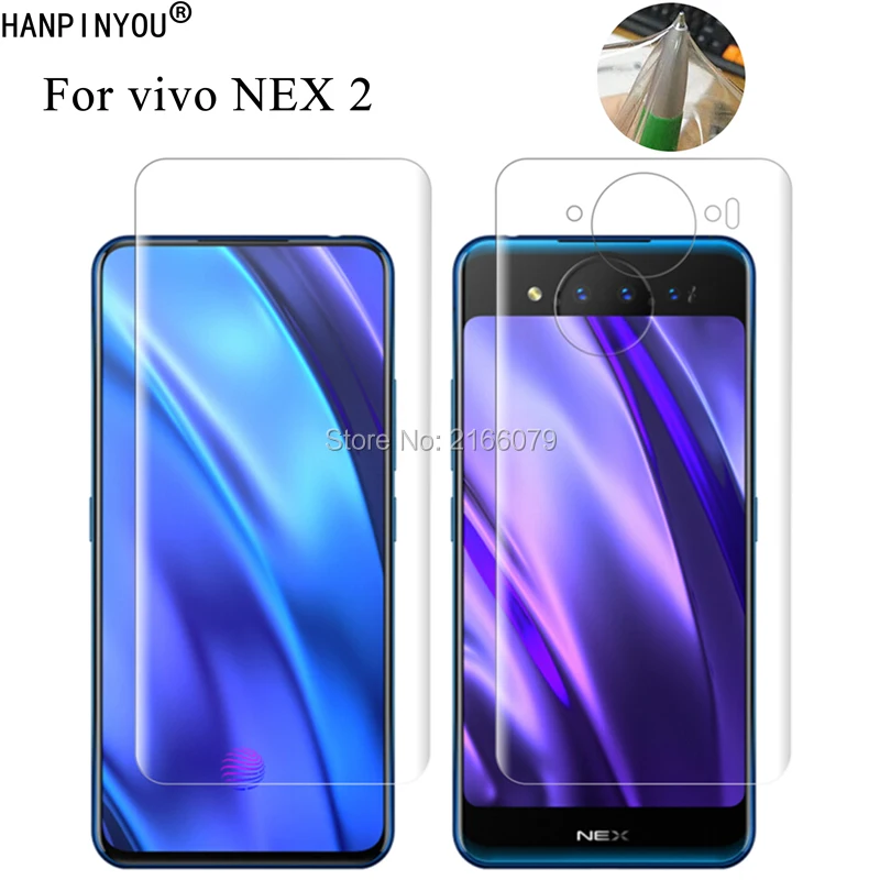 ДЛЯ vivo NEX 2 NEX2 двойной дисплей 6 39 дюйма мягкая ТПУ Передняя Задняя полная защита