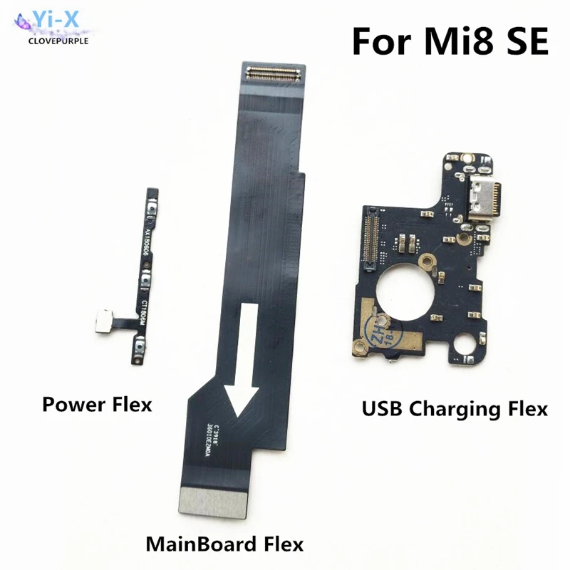 

10 шт., гибкий USB-кабель для зарядки и подключения материнской платы к Xiaomi 8 SE Mi 8 SE Mi8 SE