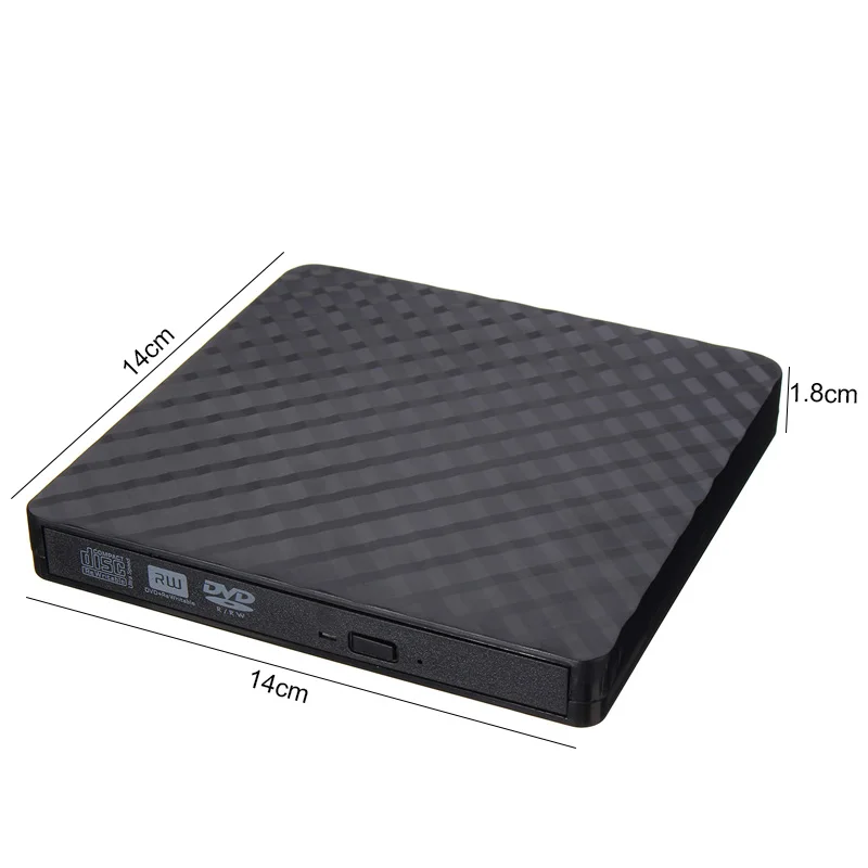 Профессиональный тонкий внешний USB 3,0 DVD RW CD Писатель Привод горелки ридер плеер для портативных ПК