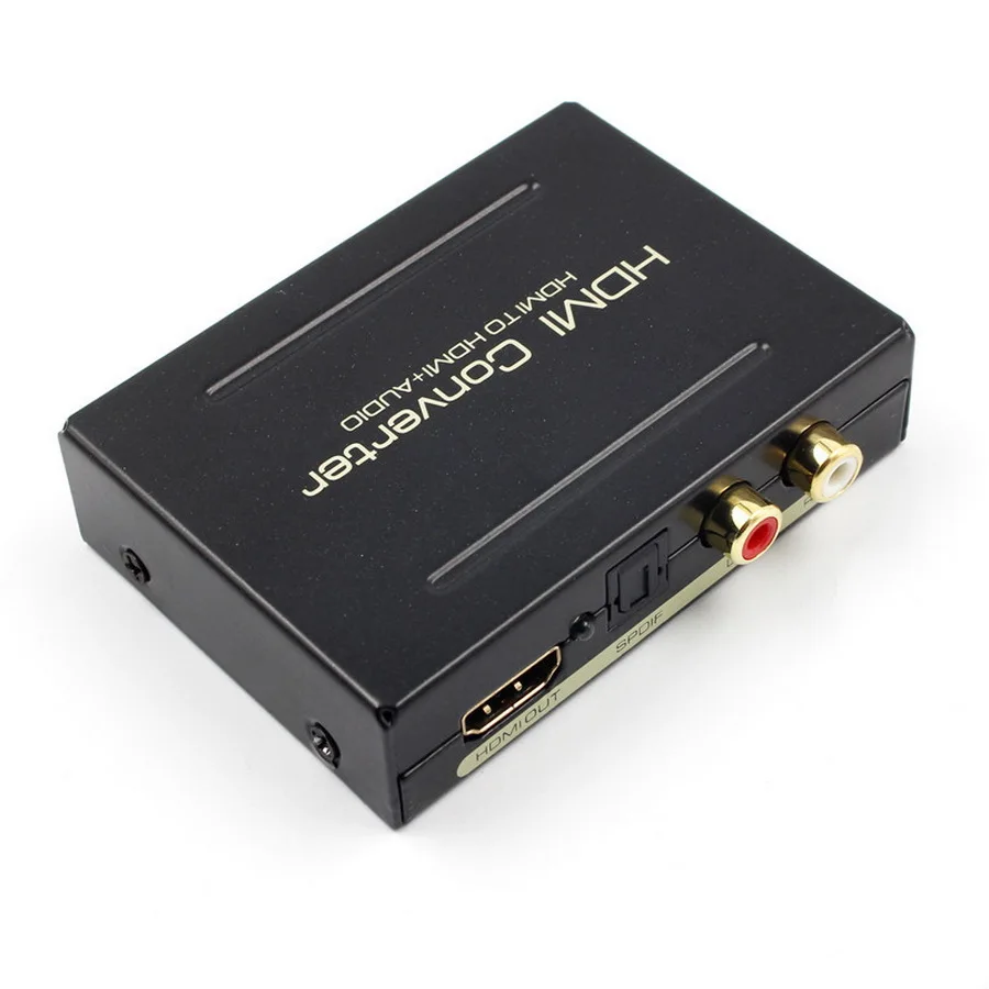 10 комплектов 1080P HDMI к Оптический SPDIF + RCA стерео аудио сплиттер экстрактор