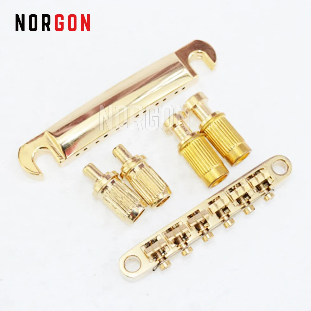 Norgon 12 String Saddle Tune O Matic Bridge для электрогитары LP гитарных деталей и аксессуаров набор