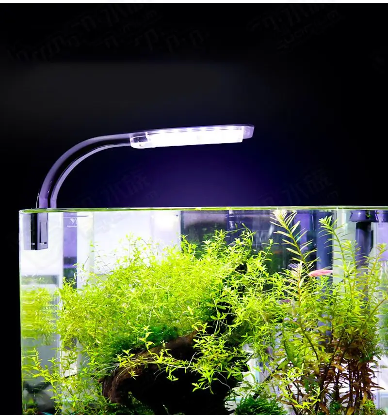LED аквариумное освещение рыбный зажим для бака on Grow Light 3 Вт/5 Вт/10 Вт/15 Вт водные