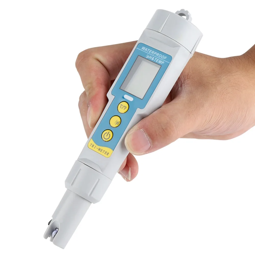 Цифровой измеритель PH/EC/TEMP 3 в 1 аквариумный бассейн гидропоники лабораторный