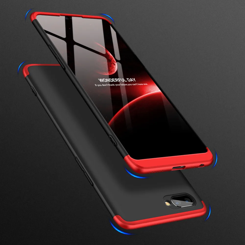 OPPO AX5 A3S чехол OppoAX5 360 градусов полный корпус Защищенный для телефона A5