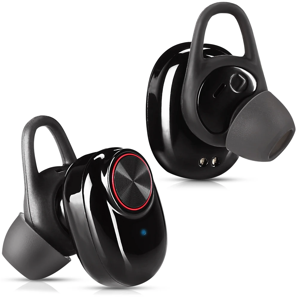 Alfawise TWS беспроводные мини наушники Bluetooth 5 0 стерео двусторонние с портативной