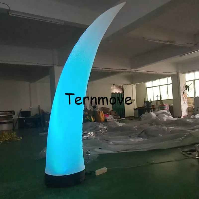 Популярный Великолепный Красочный гигантский надувной светодиодный тубус