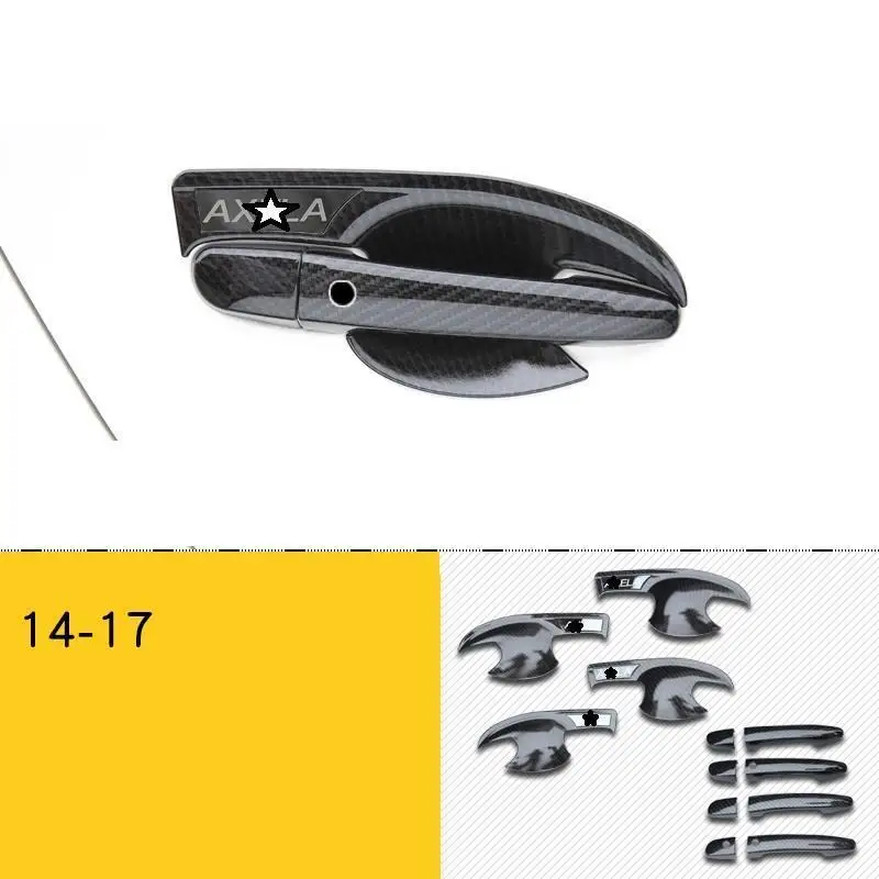 DEL# Modified Door Handle Exterior High-Grade Parts Trim Car Styling Bright Sequins Accessory 14 15 16 17 FOR Mazda Axela | Автомобили и