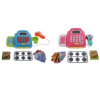 electronic cash register toy pretend play realistic action toy math calculator games for kids children learning toys