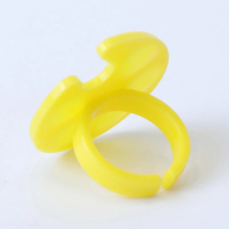 4 цвета пластиковая палитра для дизайна ногтей мини-кольцо пальцев прямоугольная