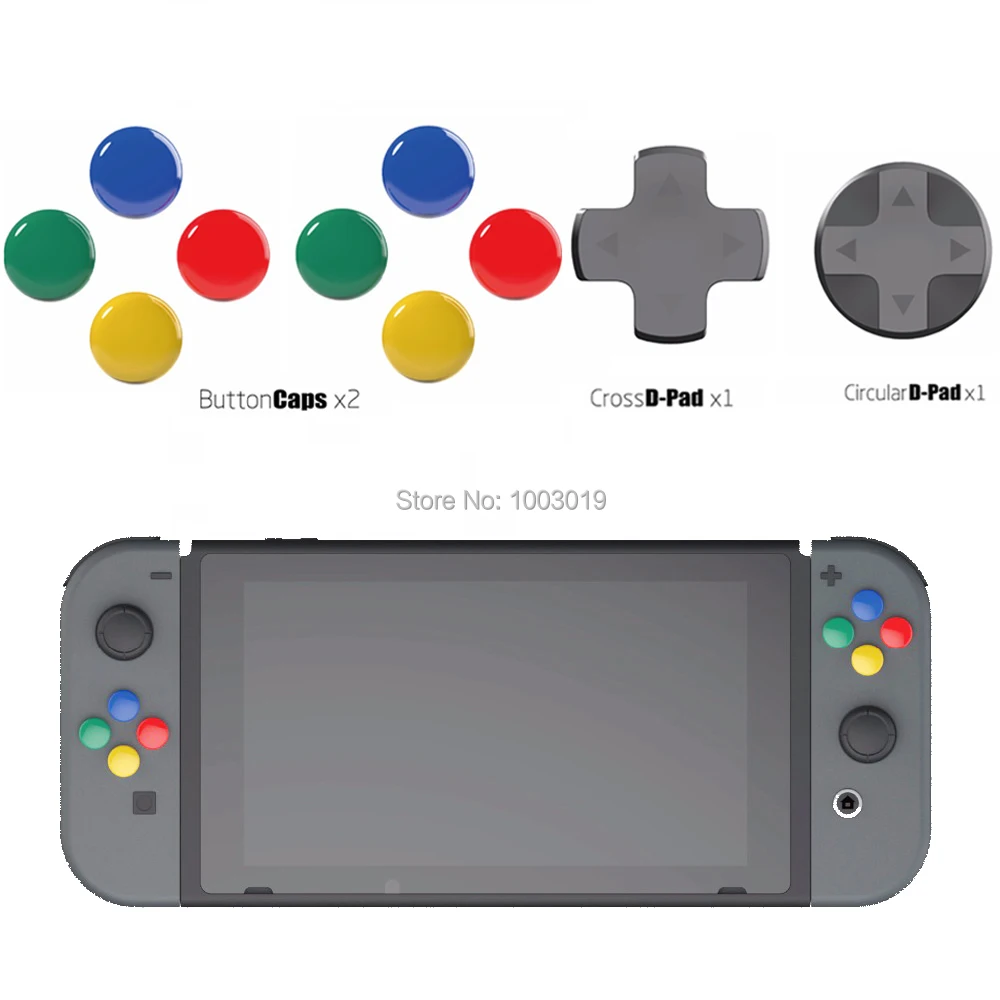 Набор кнопок Skull & Co. D Pad для контроллера Nintendo Switch Joy Con|Запасные части| |
