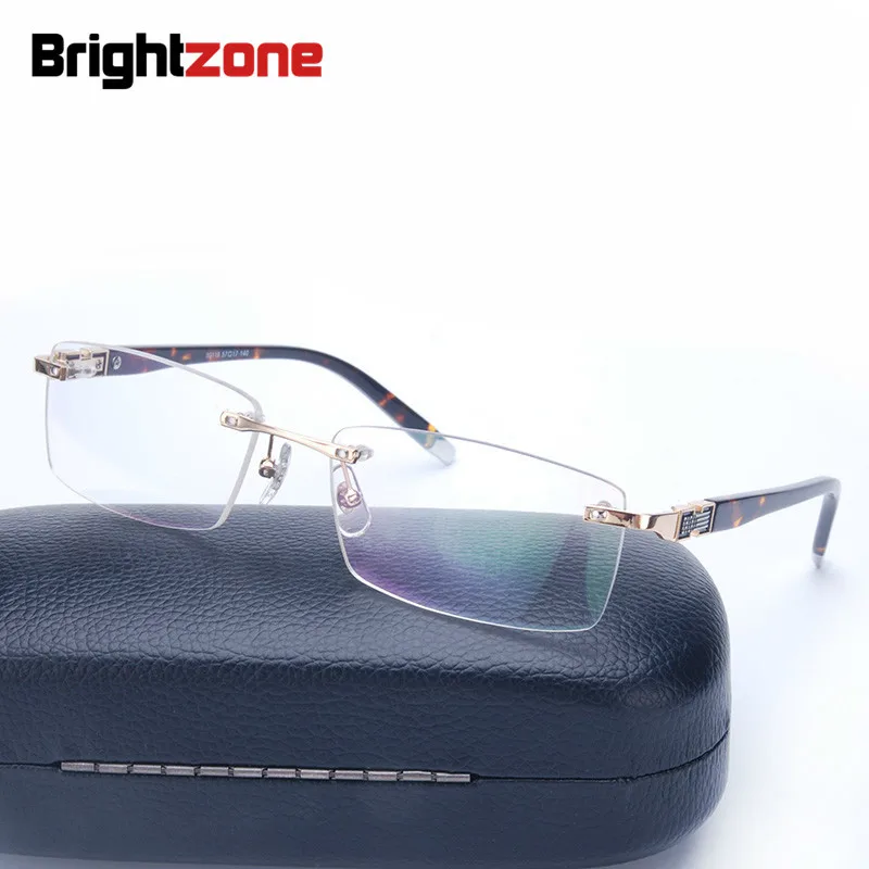 Оправа для очков Brightzone Мужская без оправы оптический аксессуар с диоптриями