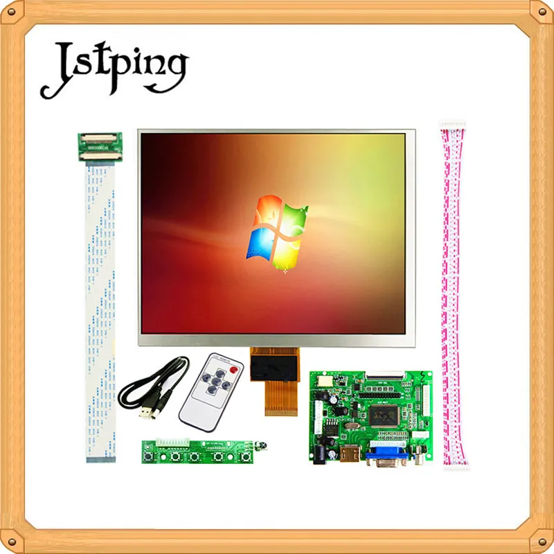 Jstping для планшета Raspberry banana Pi 3 экран 8 дюймов 1024*768 IPS плата управления ЖК-дисплеем