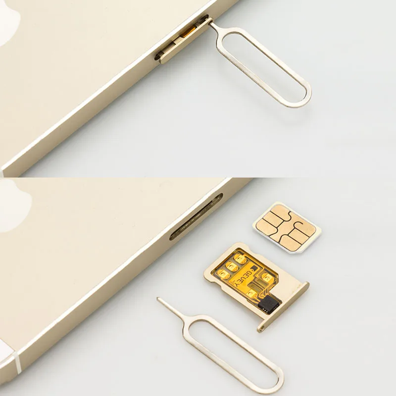 100 шт. Универсальный Лоток sim-карты Pin извлечения игла для удаления открывалка
