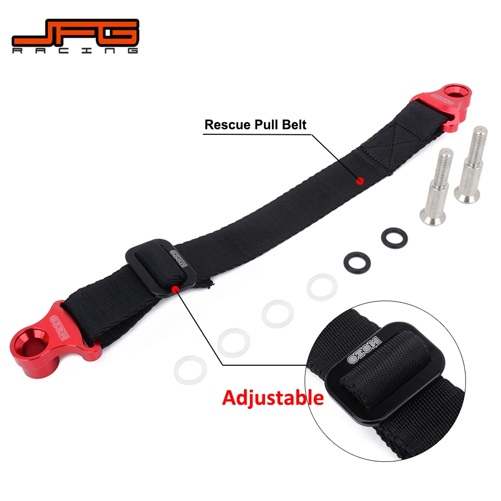 Мотоциклетный красный ремень 470 мм + 325 передний задний спасательный для YAMAHA YZ250F