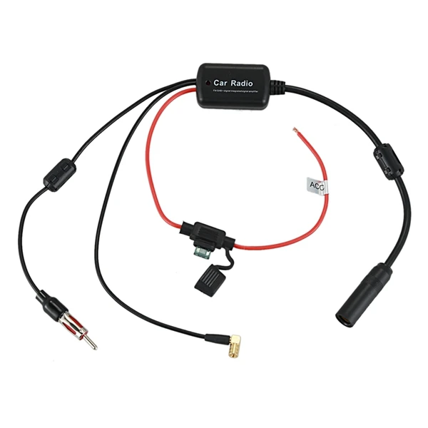 DAB +/FM автомобиля Усилитель радиосигнала преобразования enhancer с разъемом SMB|Кабели