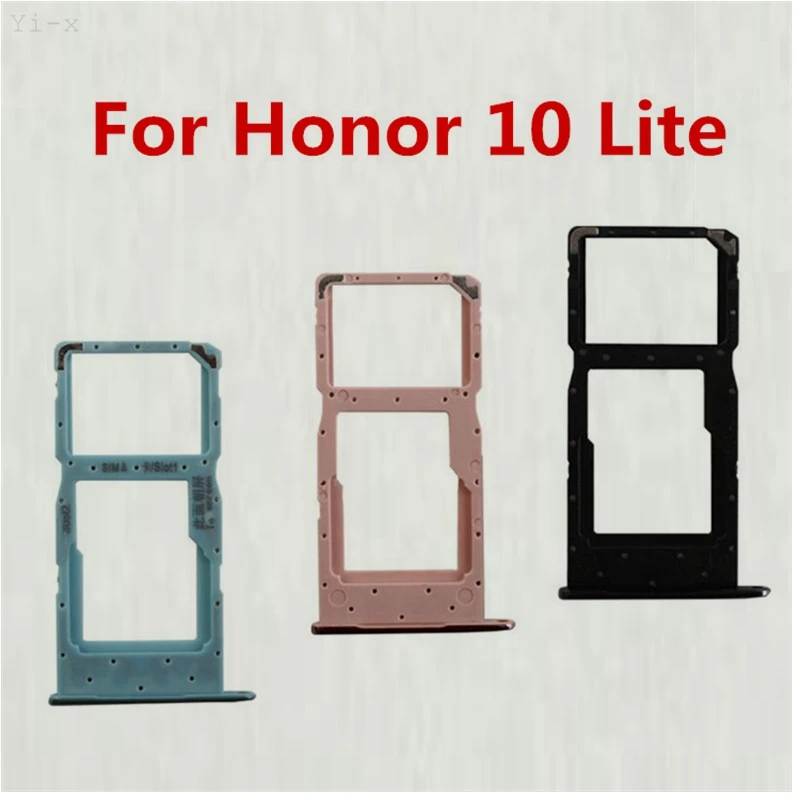 Держатель SIM карты для Huawei Honor 10 lite Honor10 слот Sim лоток запасные части|Адаптеры карт|