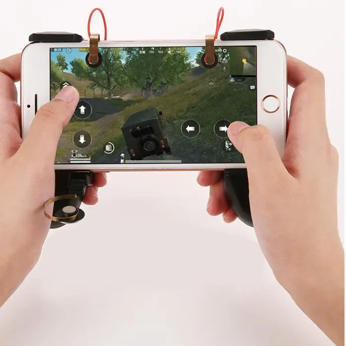 1 пара мобильный игровой контроллер Shoot Aim Trigger Fire Buttons черный для телефона 6 8 см/2 59 3