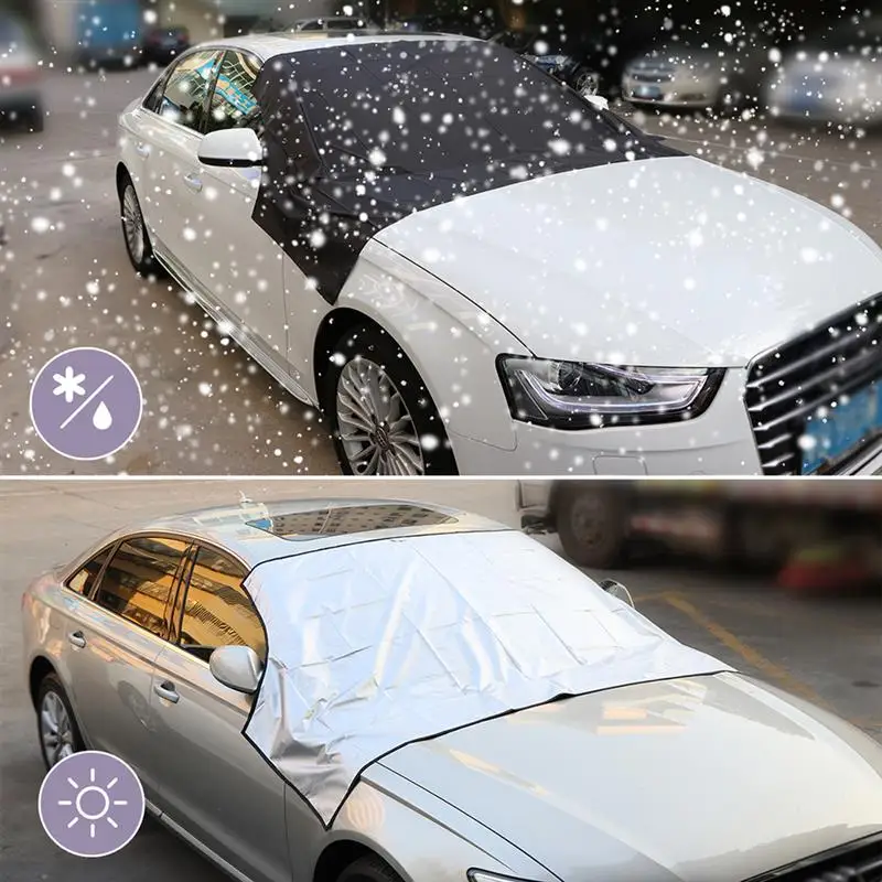 Автомобильный Магнитный Снежный лобовое стекло Снежная крышка Солнцезащитная