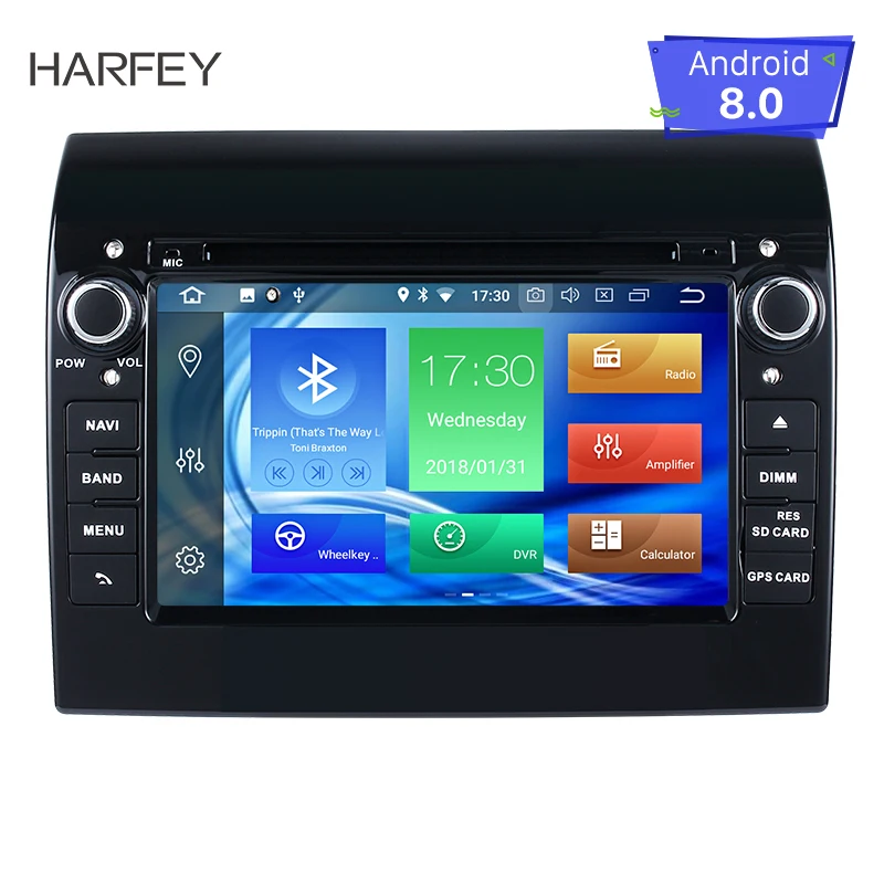 Harfey просвет 8-Core Android 8 0 оперативная память 4 г автомобиля DVD стерео блок