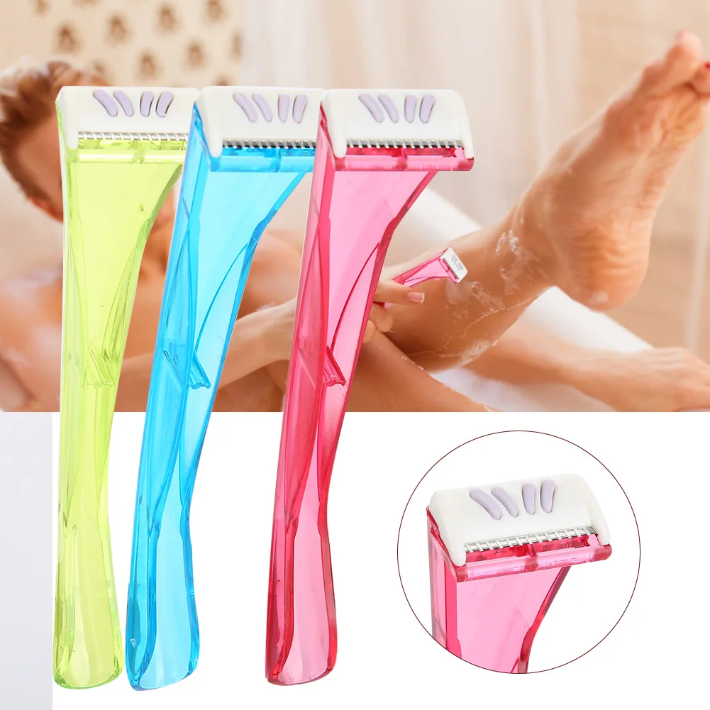 6 слоев 3 шт./компл. удаление волос пластиковая ручка тела триммер Shaper Shaver n|Бритва|