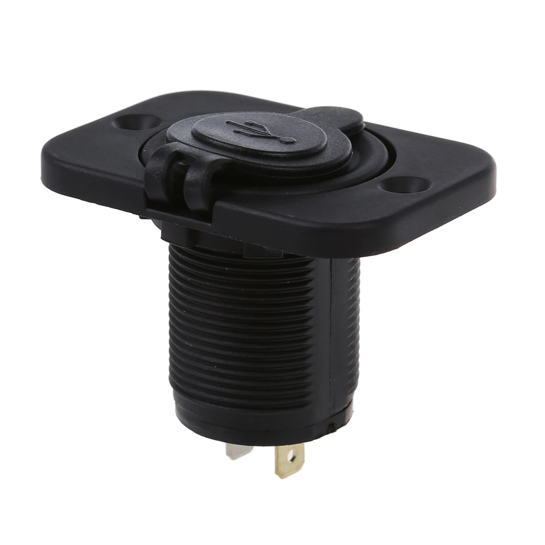 Адаптер гнездо 2 usb порта автомобильное зарядное устройство для автомобиля 12