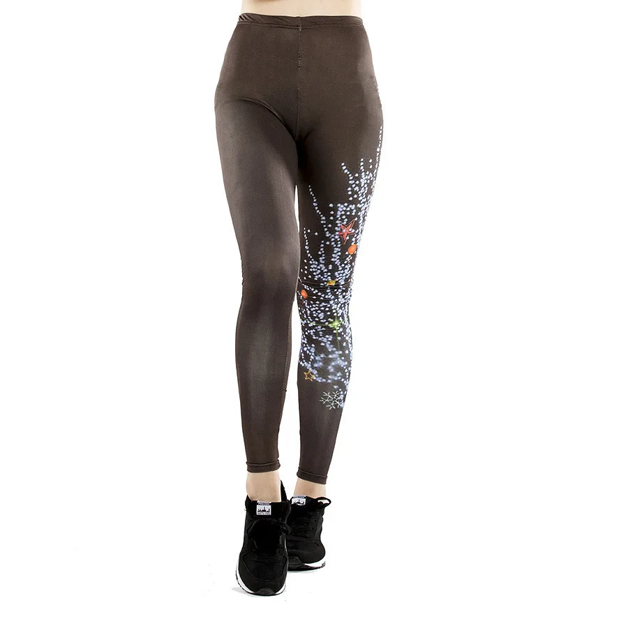 

2019 New Design Woman Pants Women Legging Trees Printing Black Fitness Leggings Fashion High Waist