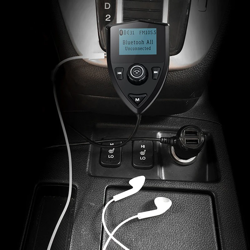 Bluetooth автомобильный радиочастотный передатчик модулятор Автомобильный MP3-плеер