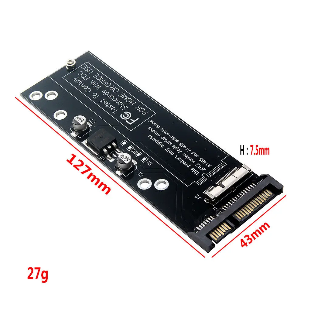 IG для Macbook Air A1466 A1465 A1398 A1425 Ssd на Sata адаптер слот карт|Адаптеры карт памяти| |