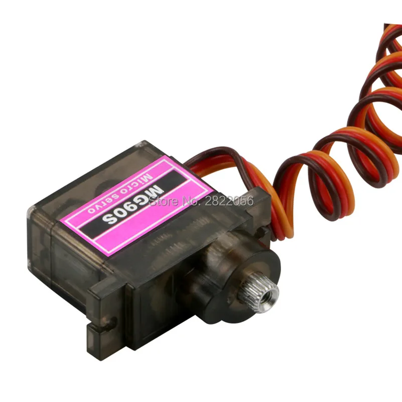 4 шт./лот MG90S металлическая передача Цифровой 14g сервопривод SG90 для