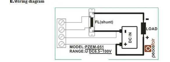 DYKB DC 100 в 20A встроенный шунтирующий Амперметр Вольтметр ЖК дисплей Цифровой ток