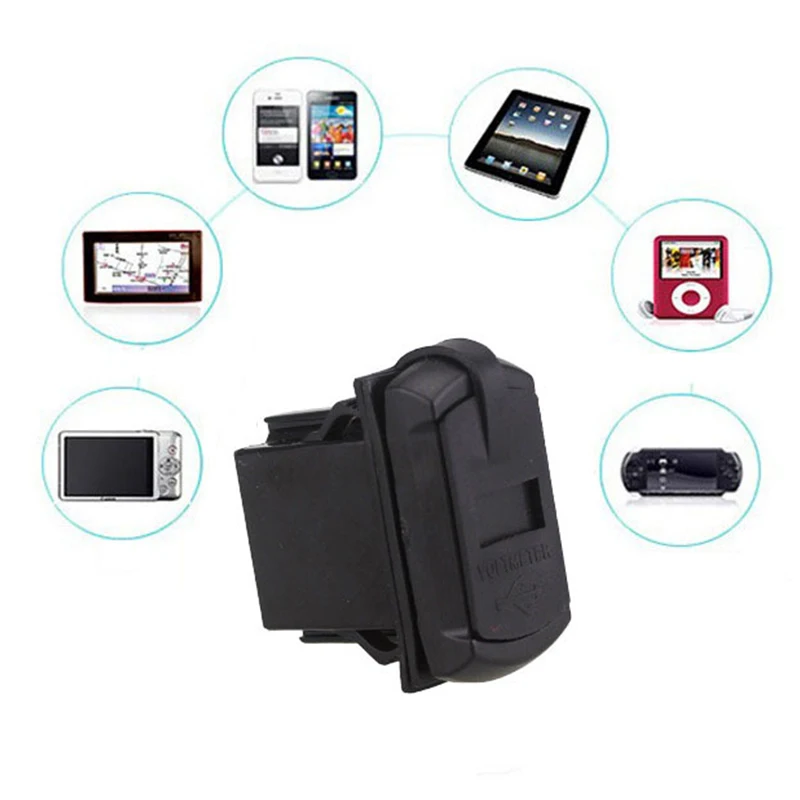CARCHET 5V 4.2A автомобильный мотоциклетный прикуриватель двойной USB разветвитель