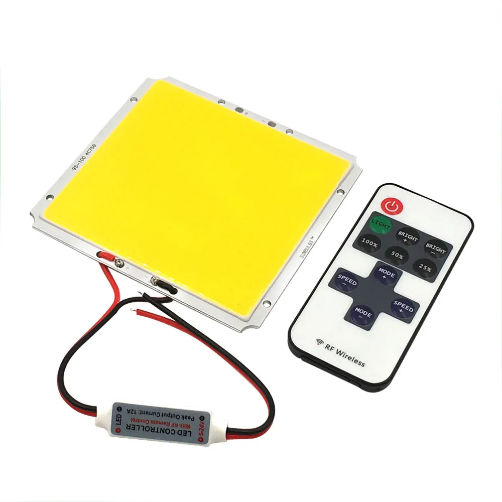Затемнения светодиодный Панель светильник 12V COB лампы для автомобильного ing