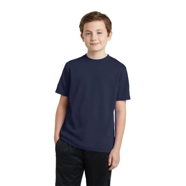 Спортивная Сетчатая футболка гонщик YST340 Youth PosiCharge True Navy Extra Large| |