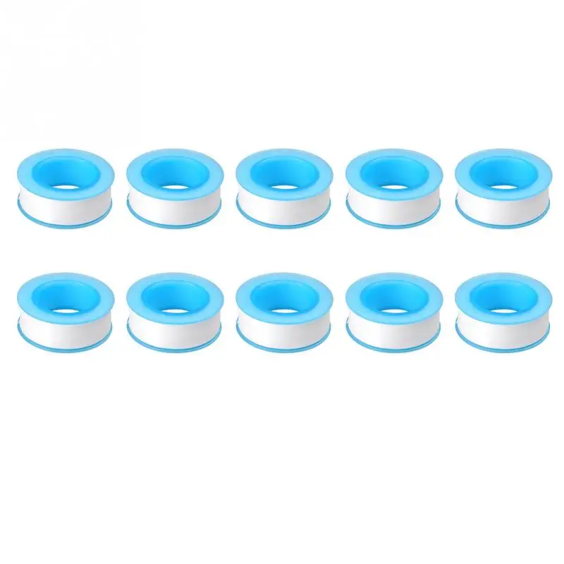 10pcs/lot Roll Teflon Plumbing Joint Plumber Fitting Thread Seal Tape PTFE For Water Pipe Plumbing Sealing Tapes