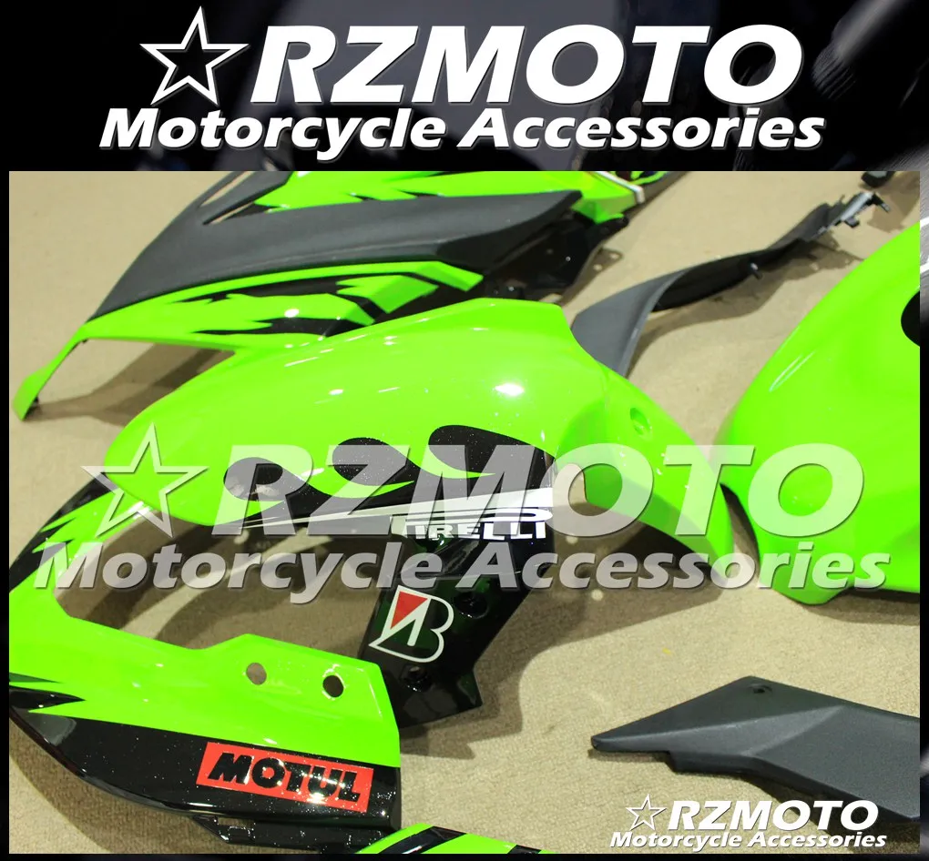 ABS обтекатель кузова комплект пригодный для Kawasaki Ninja300R 13 14 15 16 17 Ninja250R EX250 EX300 2013 2014