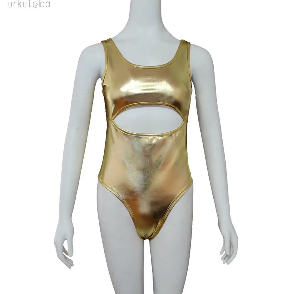 2019 Новые горячие Для женщин золото летние пикантные Одна деталь бикини купальный