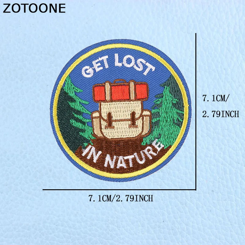 ZOTOONE крутые железные нашивки потерявшие парчи нашивка в полоску вышитая