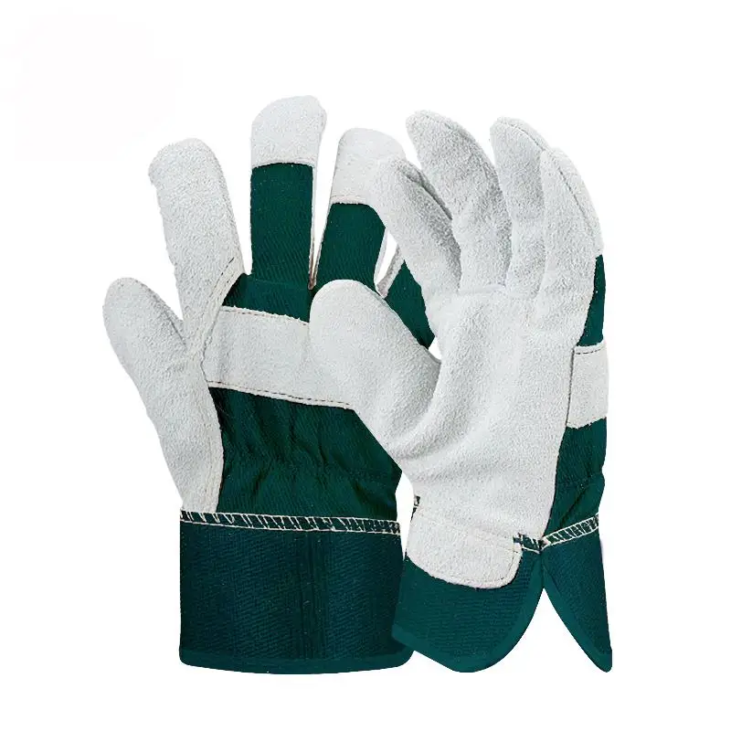 Новые защитные рабочие перчатки для садоводства из коровьей спилковой кожи