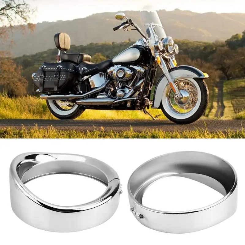 7 дюймовая передняя фара Softail с козырьком отделка красивое кольцо запчасти для