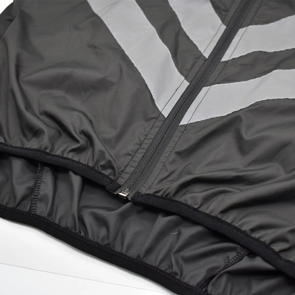 Ультралегкая Светоотражающая мужская куртка для велоспорта длинная